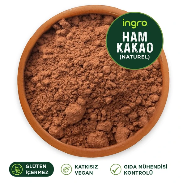 Ingro Glutensiz Ham Kakao (NATUREL) 500 G - 2