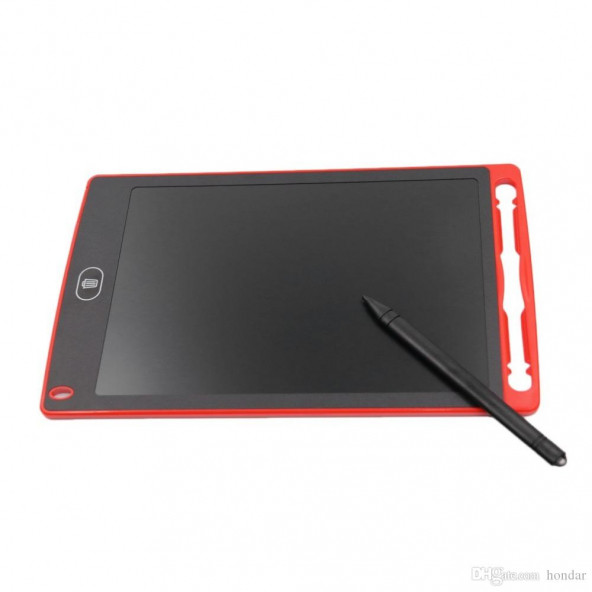 Lcd Yazı Çizim Tahtası Tablet - Kırmızı