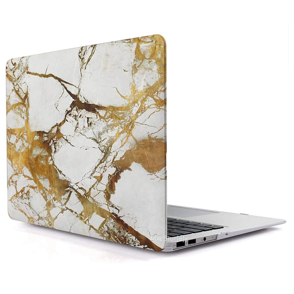 Macbook Pro Kılıf 15 inç Marble A1286 (Eski Ethernet Girişli Model 2008-2012) ile Uyumlu - 9