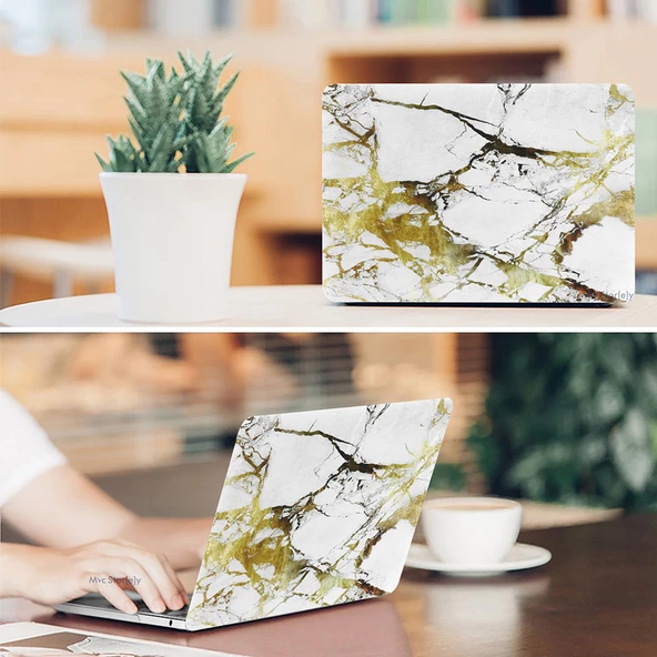 Macbook Pro Kılıf 15 inç Marble A1286 (Eski Ethernet Girişli Model 2008-2012) ile Uyumlu - 12