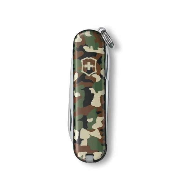 Klasik 58 MM Yeşil Kamuflaj Çakı - Victorinox - 0.6223.94 - Resim 6