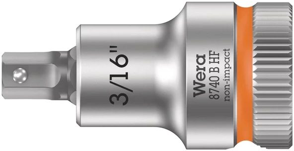 Wera 8740 B HF Hex-Plus 3/8" Lokma 3/16"x35mm 05003085001