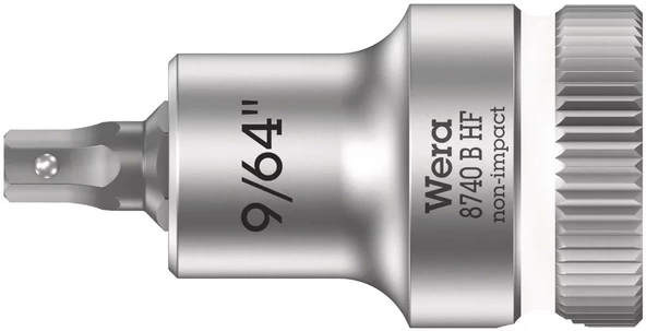 Wera 8740 B HF Hex-Plus 3/8" Lokma 9/64"x35mm 05003082001