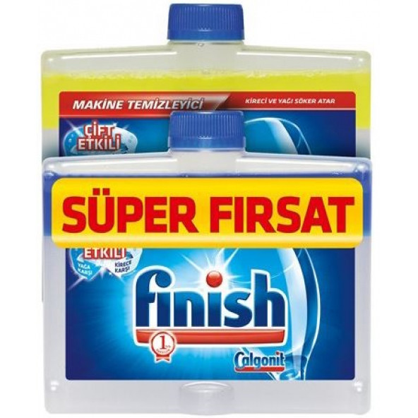 FİNİSH MAKİNE TEMİZLEYİCİ 250 ML İKİLİ SET