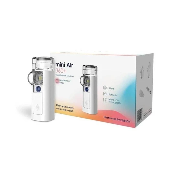 Omron Mini Air 360+ Taşınabilir Mesh Nebulizatör