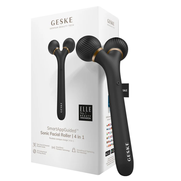 GESKE Titreşimli Yüz Şekillendirici Roller Masaj Cihazı Sonic Facial Roller