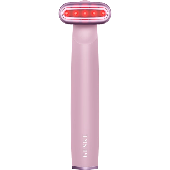 GESKE Titreşimli Döner Başlıklı Led Terapili Cilt Sıkılaştırıcı Yüz Bakım Cihazı Rotatable Head Skin Firming Wand - 3