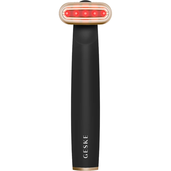 GESKE Titreşimli Döner Başlıklı Led Terapili Cilt Sıkılaştırıcı Yüz Bakım Cihazı Rotatable Head Skin Firming Wand - 3