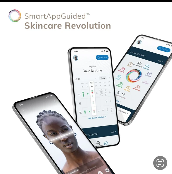 GESKE Titreşimli Soğutma ve Isıtma Sağlayan Akıllı Göz Çevresi Masaj Cihazı Warm Cool Eye Energizer - Resim 6