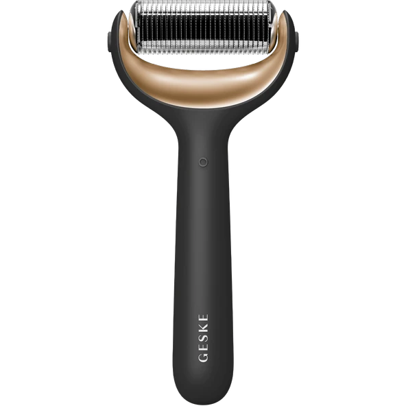 Geske Dermaroller Cihaz (Mikro İğneli, Buz Başlığı, Pembe Kuvars Başlıklı) MicroNeedle Face & Body Roller - Resim 2