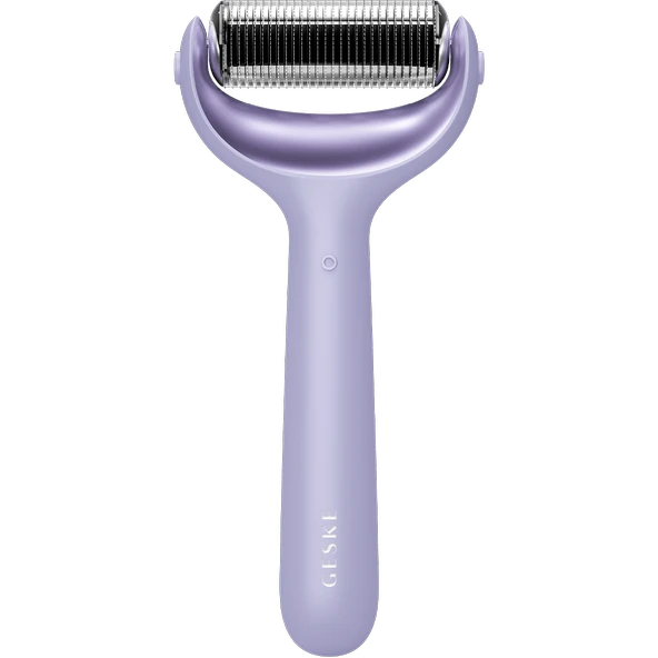 Geske Dermaroller Cihaz (Mikro İğneli, Buz Başlığı, Pembe Kuvars Başlıklı) MicroNeedle Face & Body Roller - Resim 2