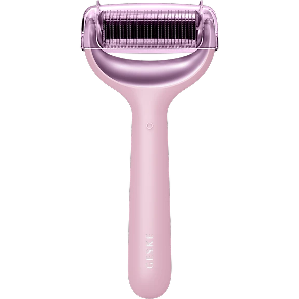 Geske Dermaroller Cihaz (Mikro İğneli, Buz Başlığı, Pembe Kuvars Başlıklı)MicroNeedle Face & Body Roller - Resim 2