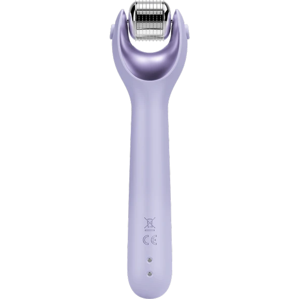 Geske Dermaroller Bakım Cihazı (Mikro İğneli, Buz Başlığı, Pembe Kuvars Başlıklı) MicroNeedle Face Roller - Resim 3