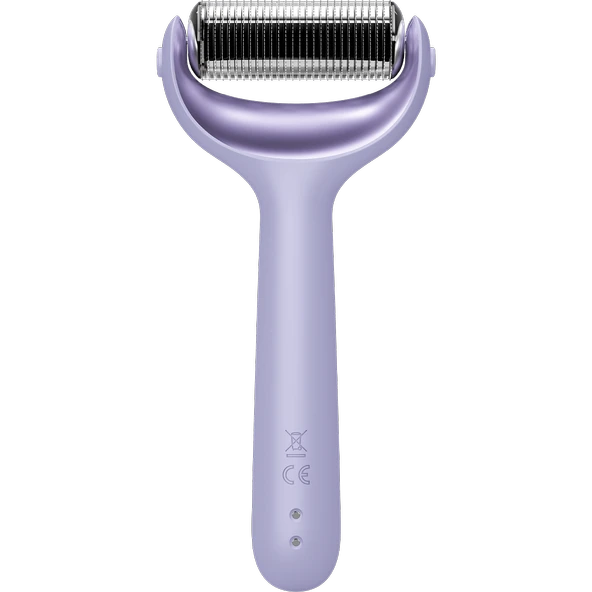 Geske Dermaroller Cihaz (Mikro İğneli, Buz Başlığı, Pembe Kuvars Başlıklı) MicroNeedle Face & Body Roller - Resim 3