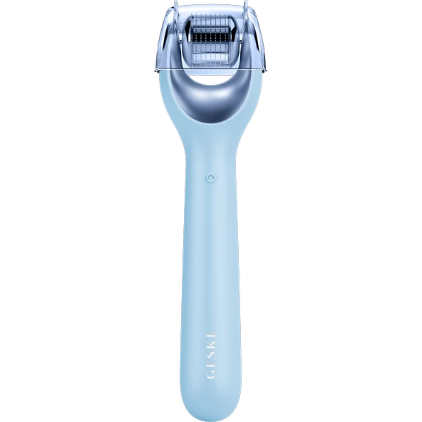 Geske Dermaroller Bakım Cihazı (Mikro İğneli, Buz Başlığı, Pembe Kuvars Başlıklı) MicroNeedle Face Roller - Resim 2