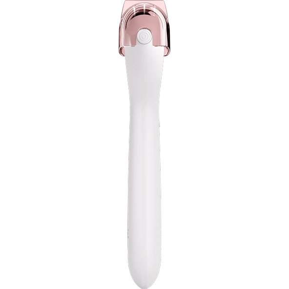 Geske Dermaroller Cihaz (Mikro İğneli, Buz Başlığı, Pembe Kuvars Başlıklı) MicroNeedle Face & Body Roller - Resim 4