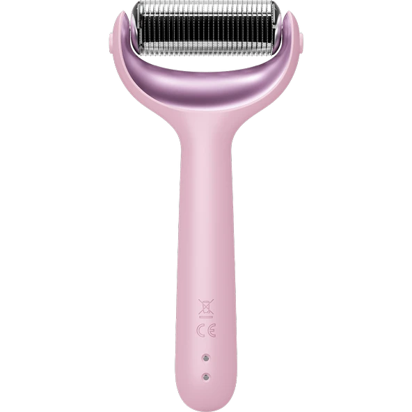 Geske Dermaroller Cihaz (Mikro İğneli, Buz Başlığı, Pembe Kuvars Başlıklı)MicroNeedle Face & Body Roller - Resim 3