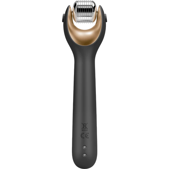 Geske Dermaroller Bakım Cihazı (Mikro İğneli, Buz Başlığı, Pembe Kuvars Başlıklı) MicroNeedle Face Roller - Resim 3