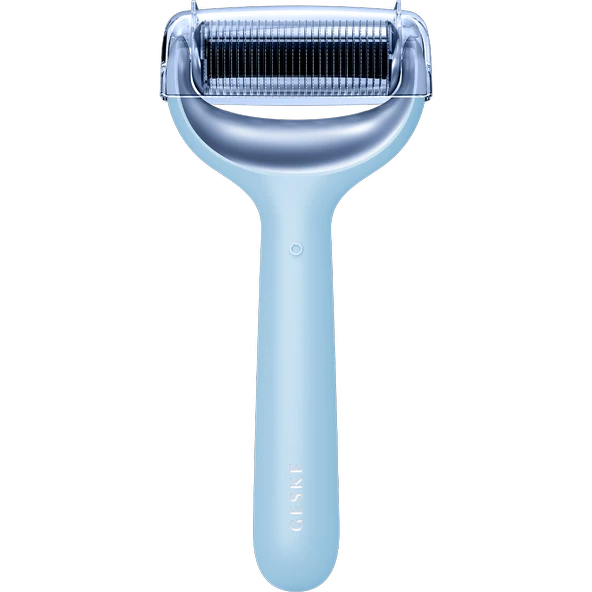 Geske Dermaroller Cihaz (Mikro İğneli, Buz Başlığı, Pembe Kuvars Başlıklı) MicroNeedle Face & Body Roller - Resim 2