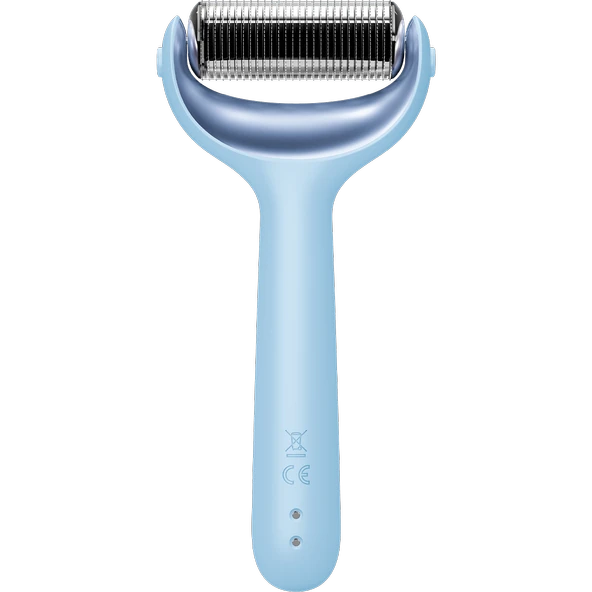 Geske Dermaroller Cihaz (Mikro İğneli, Buz Başlığı, Pembe Kuvars Başlıklı) MicroNeedle Face & Body Roller - Resim 3