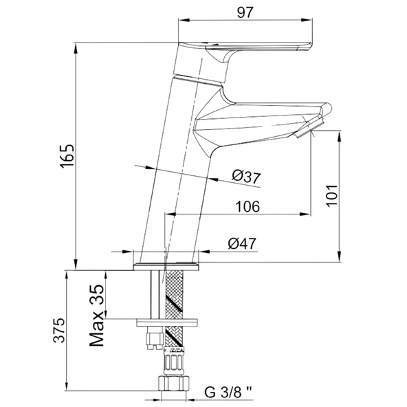 ECA LİA LAVABO BATARYASI 102188888 - 2