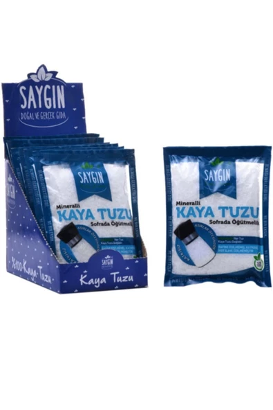 Saygın Kaya Tuzu Öğütme 6'lı Paket 3000g