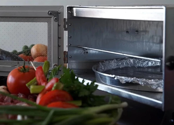 Tifer Hamarat Fırın Bazlama Lahmacun Hamaratım Fırın 19lt Gri - 5