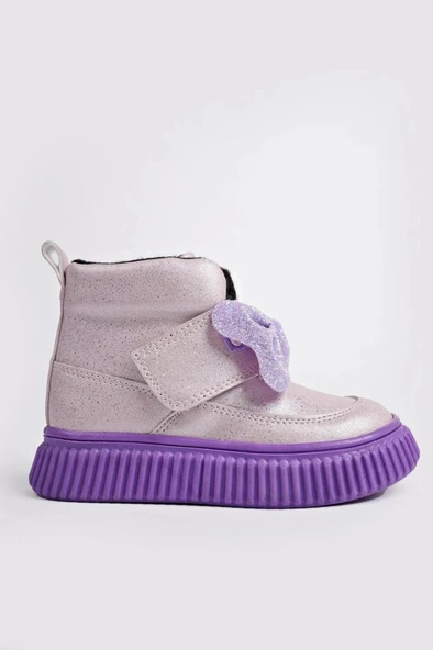 Papuçcity Arzen 03043 Kız Çocuk Bebe Fiyonklu Termal Bot - 10