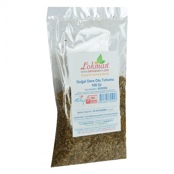 LokmanAVM Dere Otu Tohumu Doğal 100 Gr Paket - 4