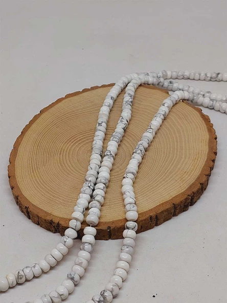 Havlit Taşı Rondela Kesim 5x8mm Dizi (54322) - Resim 3