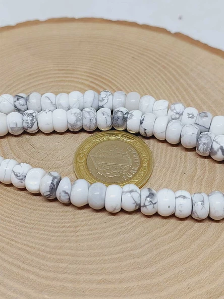 Havlit Taşı Rondela Kesim 5x8mm Dizi (54322) - Resim 2