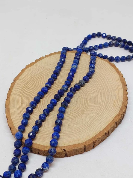 Lapis Taşı Faset Kesim Dizi 8mm (54330) - Resim 3