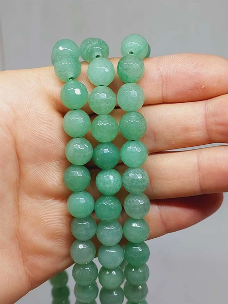 Aventurin Taşı Faset Kesim Dizi 10mm (54340) ürün görseli