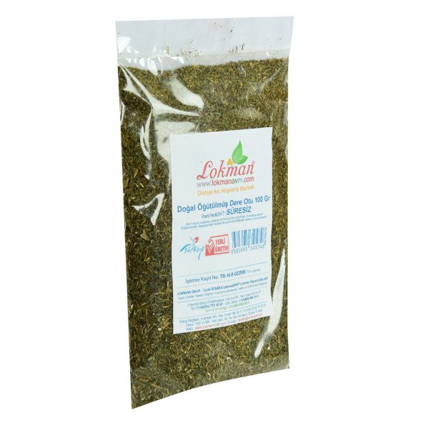 LokmanAVM Dere Otu Öğütülmüş Doğal 100 Gr Paket - 4