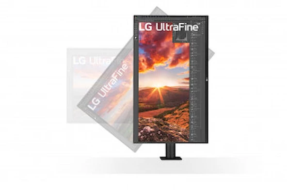 Lg 31,5" 32UN880P-B 5ms 60Hz 4K HDMI Dp Type-C Freesync IPS Ergo Monitor - 3