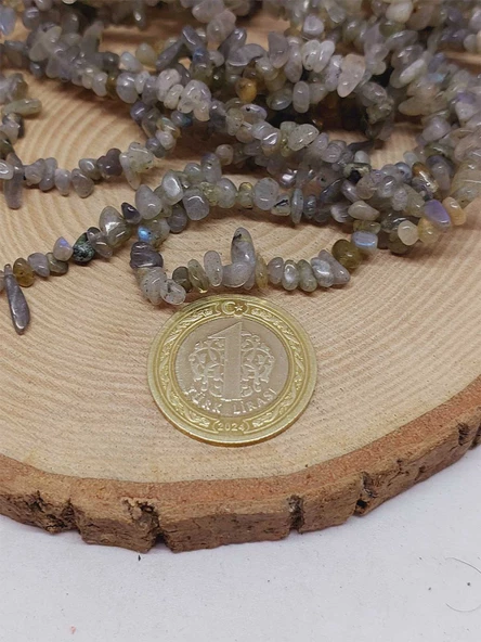 Labradorit Taşı Minik/Pirinç Boy Şekilsiz Taşlar Dizi (54414) - Resim 2