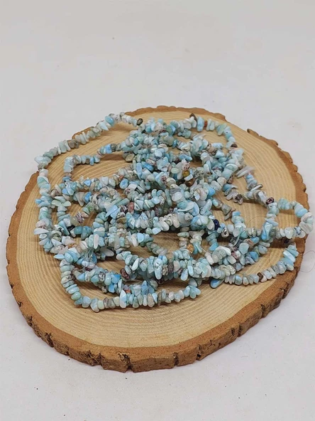 Larimar Taşı Minik/Pirinç Boy Şekilsiz Taşlar Dizi (54402) - Resim 3