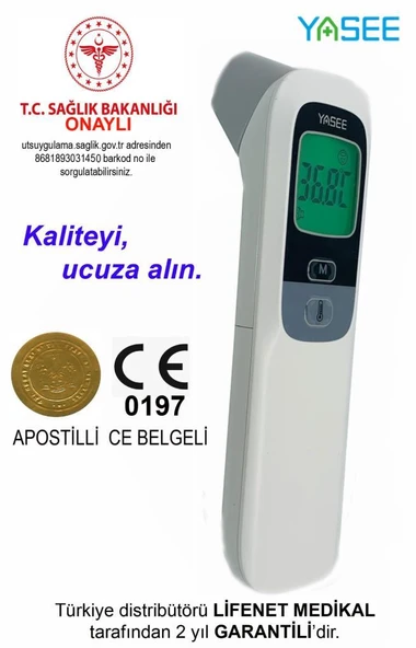 Temassız Ateş Ölçer Alından Ölçer -FT-100B - 2