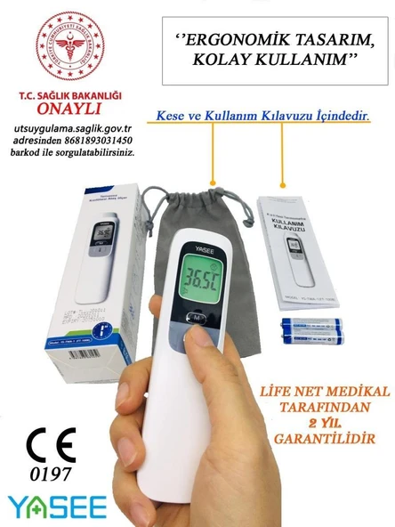 Temassız Ateş Ölçer Alından Ölçer -FT-100B - 3