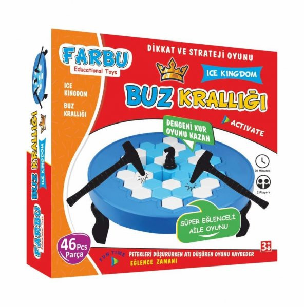 Farbu Oyuncak Buz Krallığı Dikkat ve Strateji Buz Kırma Oyunu - 2