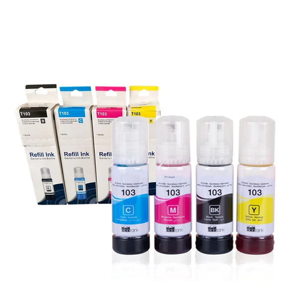 Epson 103 EpsonEcoTank L1250 Muadil Mürekkep Seti - Resim 3