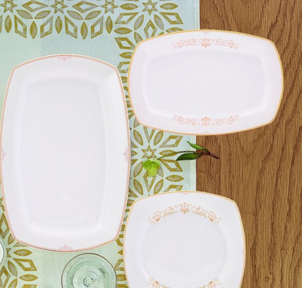 Emsan Mimoza 60 Parça 12 Kişilik Yemek Takımı