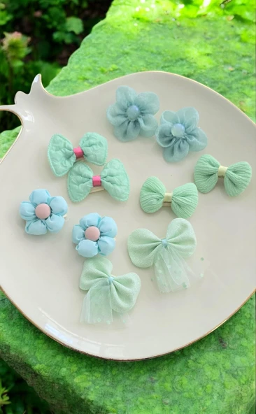 Kız Bebek Toka Set 10lu - 5