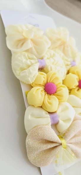 Kız Bebek Toka Set 10lu - 12