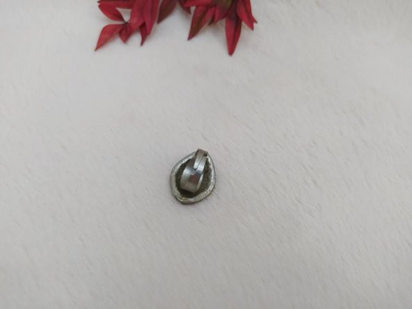 Hdmarketim Kadın Yüzük Otantik Swaroski Taşlı Gri Renk Yüzük - 2