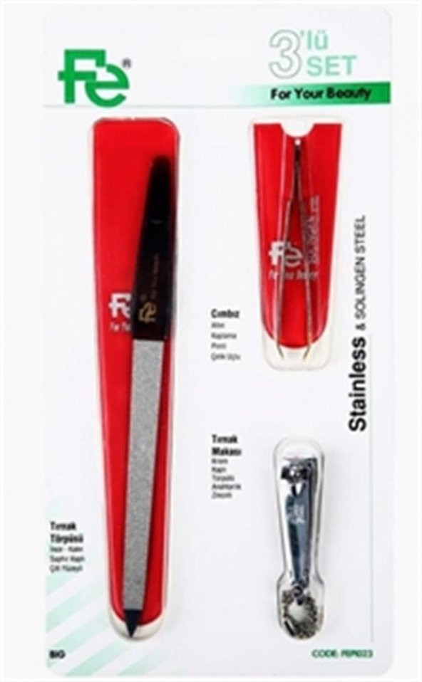 Fe 3 Lü Bakım Seti - Resim 2