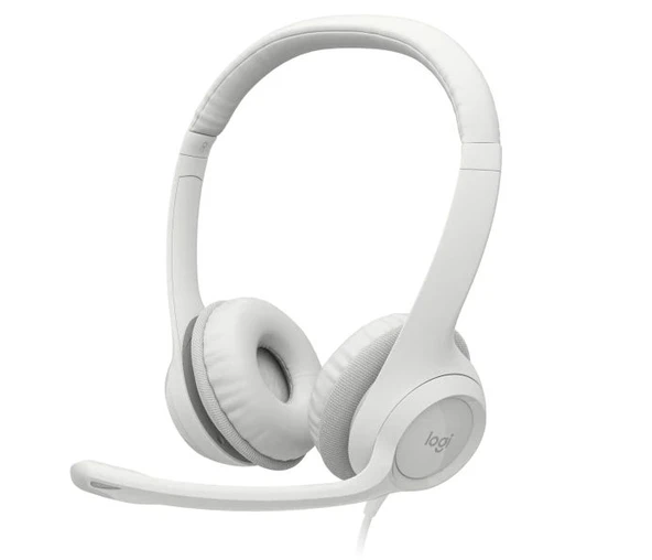 LOGITECH H390 MIKROFONLU BEYAZ KULAKLIK  981-00128 - 2
