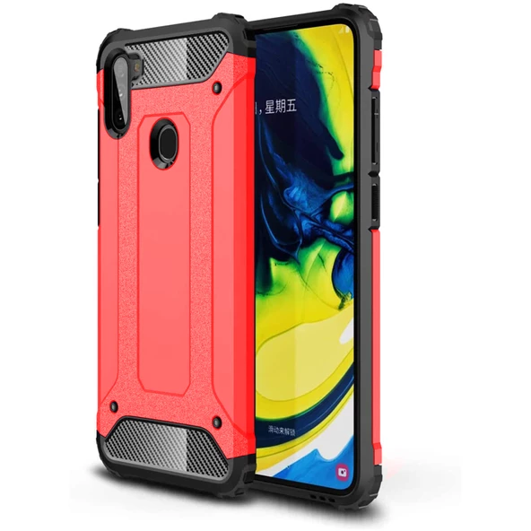 FitCase Samsung Galaxy A11 (A115) Zırh Tank Tam Koruma Arka Kapak - 3