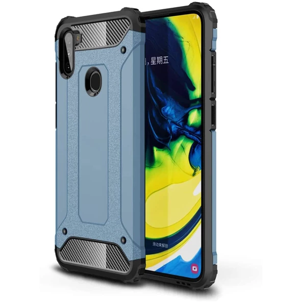 FitCase Samsung Galaxy A11 (A115) Zırh Tank Tam Koruma Arka Kapak - 2