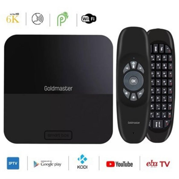 Goldmaster GoldMaster Netta 2 Pro 6k Android 9.0 Dream Tv Box Netflix Eba Tv Netta2Pro